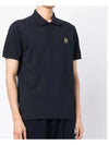 collar short sleeve tshirt navy - BELSTAFF - BALAAN 3