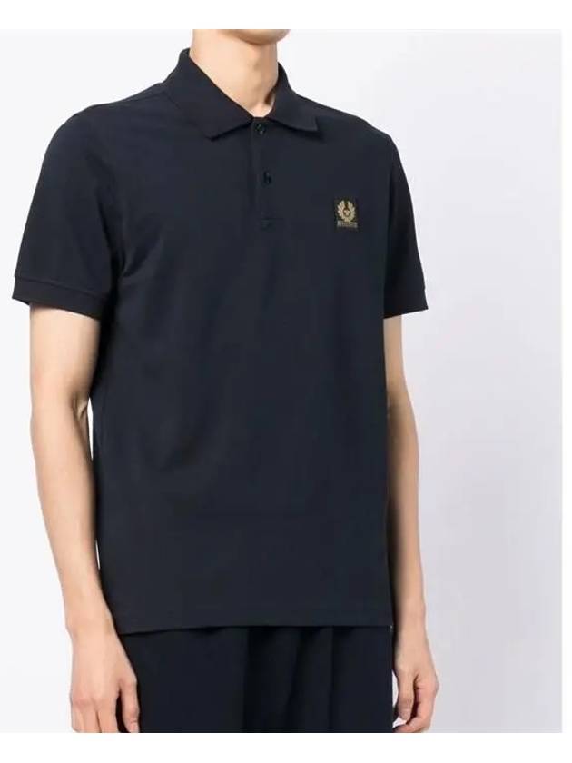 collar short sleeve tshirt navy - BELSTAFF - BALAAN 3