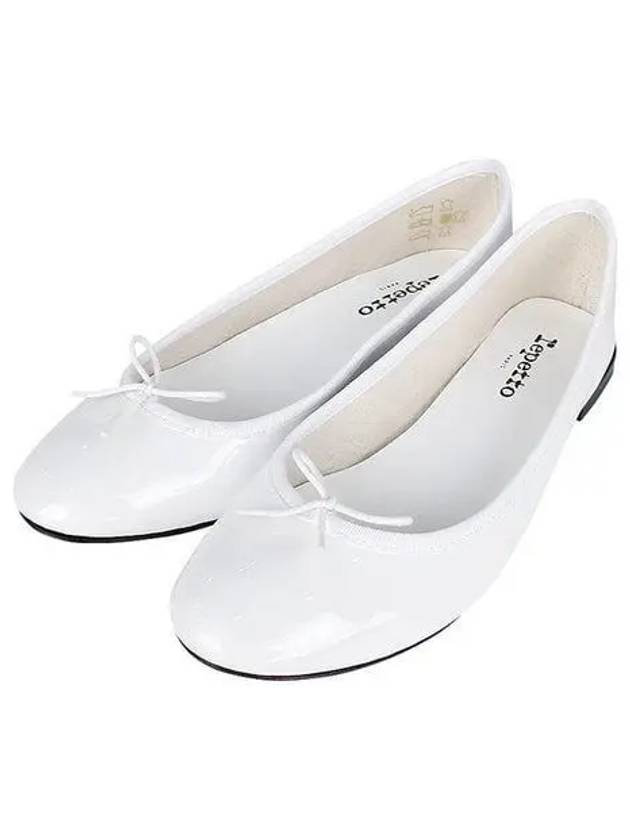 Women's Cendrillon Leather Ballerinas Flat White - REPETTO - BALAAN 2