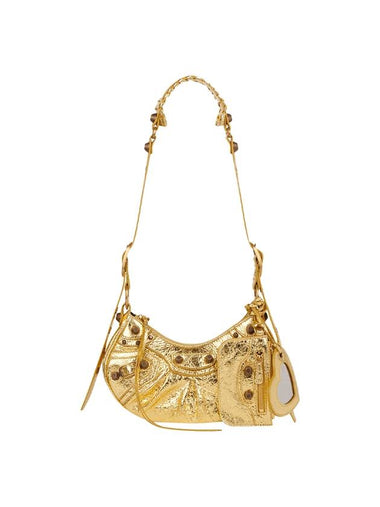 Le Cagole XS Shoulder Bag Gold - BALENCIAGA - BALAAN 1