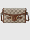 Horsebit 1955 Mini Bag Brown Beige - GUCCI - BALAAN 2