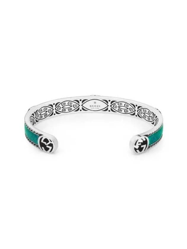 Interlocking G Bracelet YBA645570001 Green - GUCCI - BALAAN 5