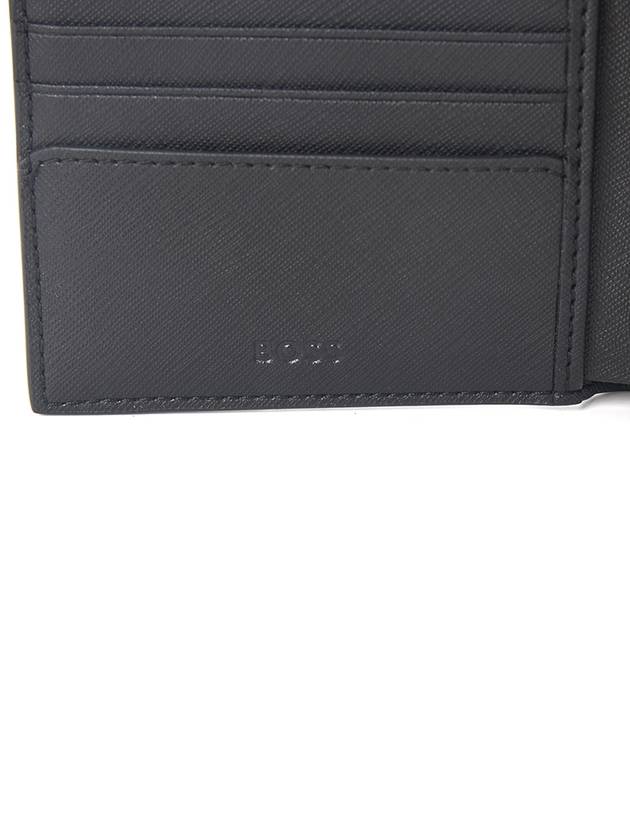 Saffiano Leather Bi-Fold Wallet Black - HUGO BOSS - BALAAN 7