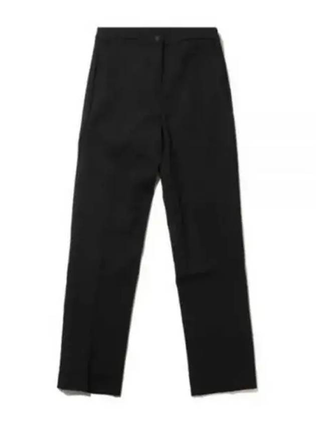 Double Knit Cigarette High Rise Stretch Straight Pants Black - G/FORE - BALAAN 2