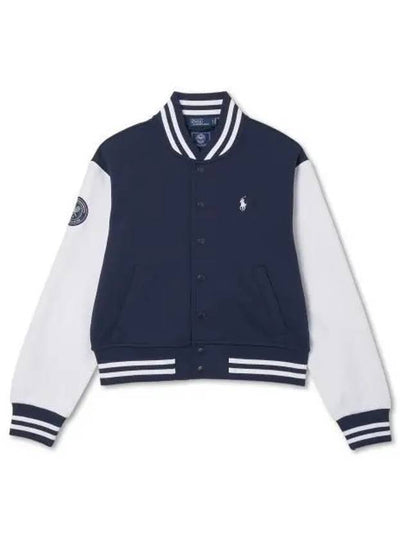 W Wimbledon bomber jacket navy - POLO RALPH LAUREN - BALAAN 2