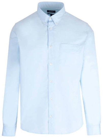 Edouard Long Sleeve Shirt Blue - A.P.C. - BALAAN 2