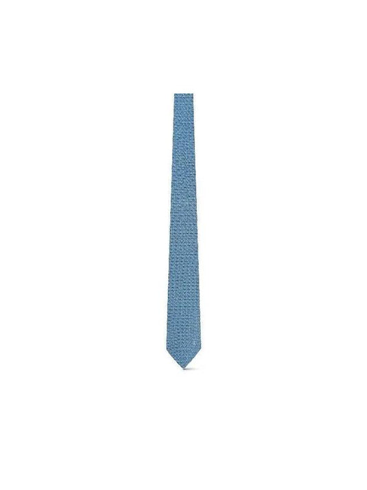 Men's Diamond V Tie Blue - LOUIS VUITTON - BALAAN 1