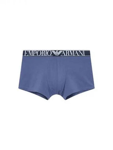 UNDERWEAR Men s Embossed Logo Banding Cotton Drawn Dark Blue 270979 - EMPORIO ARMANI - BALAAN 1