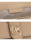 Greenwich Small Saffiano Leather Sling Cross Bag Beige - MICHAEL KORS - BALAAN 7