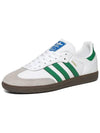 Samba OG Low Top Sneakers White Green - ADIDAS - BALAAN 5