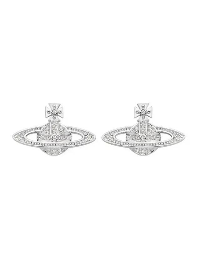 Mini Bas Relief Earrings Silver - VIVIENNE WESTWOOD - BALAAN 1