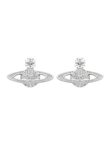 Mini Bas Relief Earrings Silver - VIVIENNE WESTWOOD - BALAAN 1