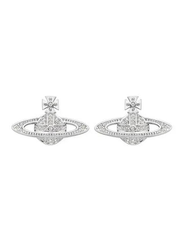 Mini Bas Relief Earrings Silver - VIVIENNE WESTWOOD - BALAAN 1