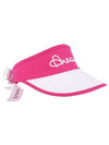 Golf Tennis Heart Logo Sun Cap Visor Pink - AVAVE - BALAAN 2