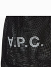 Logo Rebound Mesh Tote Bag Black - A.P.C. - BALAAN 4