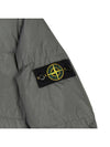 Kids Garment Dyed Crinkle Reps Recycled Nylon Down Padding Pewter Grey - STONE ISLAND - BALAAN 9