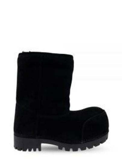 Alaska Fur Low Winter Boots Black - BALENCIAGA - BALAAN 2