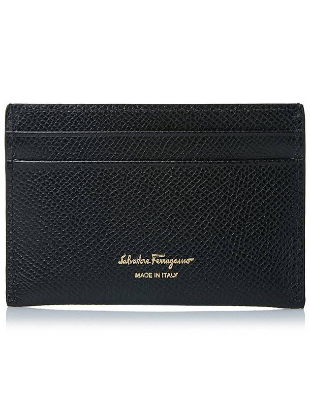 Gancini Card Wallet Black - SALVATORE FERRAGAMO - BALAAN 4