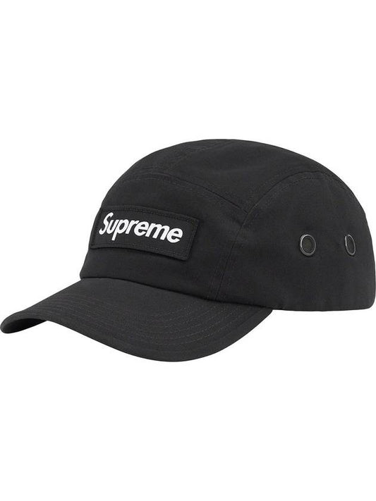 Military Camp Ball Cap Black - SUPREME - BALAAN.