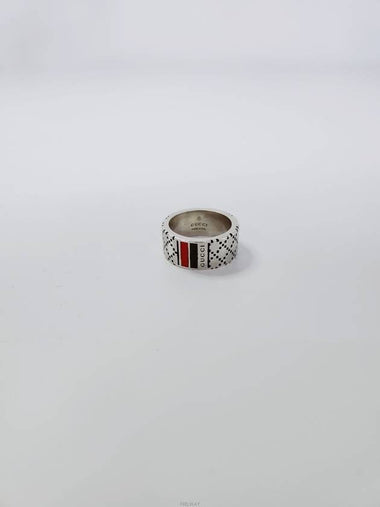 Used luxury goods DHLUX Logo detail pattern 925 silver ring No 11 - GUCCI - BALAAN 1