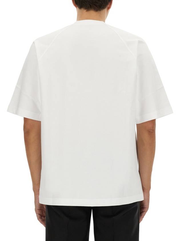 Le Typo Short Sleeve T-Shirt White - JACQUEMUS - BALAAN 4