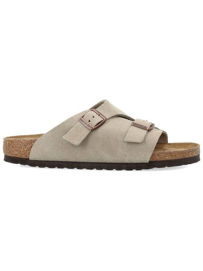 Zurich Suede Slippers Taupe - BIRKENSTOCK - BALAAN 2