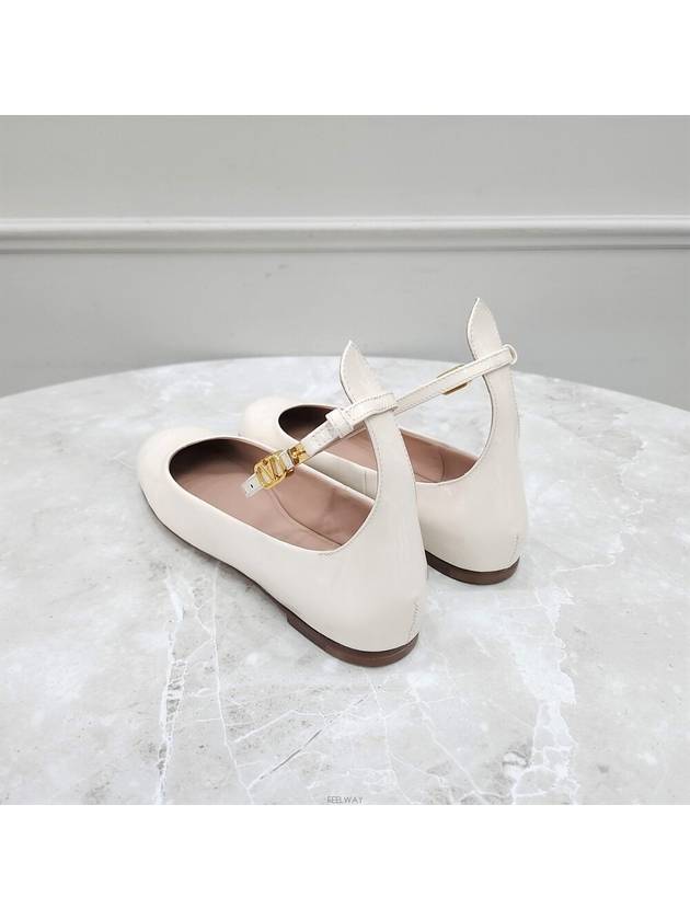 Lux You 36 Garavani enamel flat shoes - VALENTINO - BALAAN 4