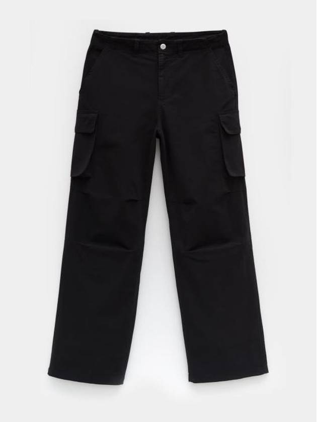 Mount Cotton Canvas Cargo Straight Pants Black - OUR LEGACY - BALAAN 2