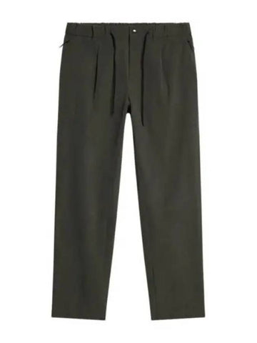 Men's Jin DS Pleated Pants Forest Green - J.LINDEBERG - BALAAN 1