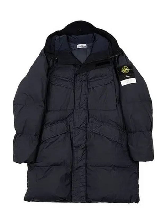 Wappen Patch Crinkle Reps Long Padding Navy - STONE ISLAND - BALAAN 2