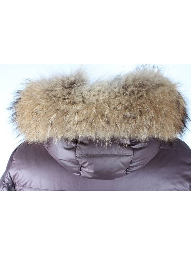 Women s Fabre Fox Fur Brown Padding - MONCLER - BALAAN 6