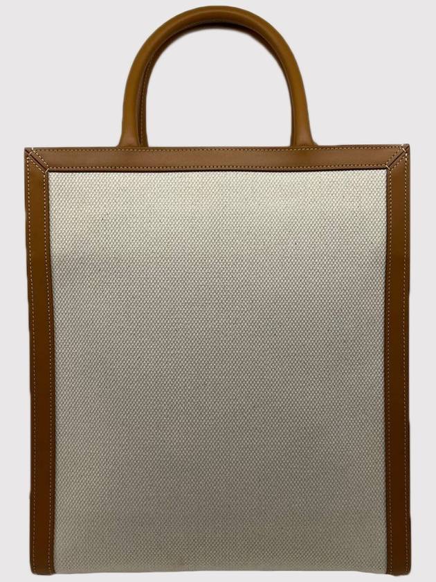 Vertical Cabas Tote Bag Small Natural - CELINE - BALAAN 5