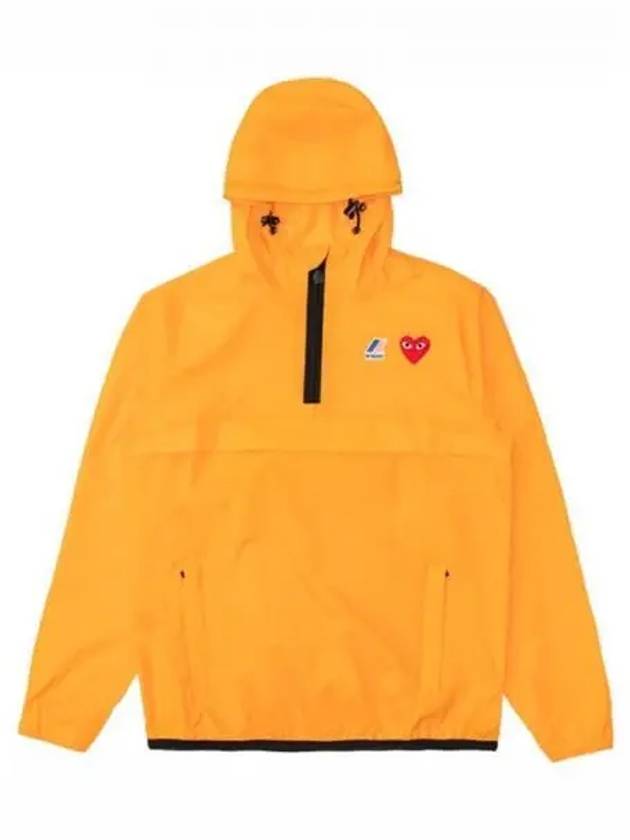 Play x Kway Le Bray 3 0 Hooded Jacket P1 J502 1 Orange - COMME DES GARCONS - BALAAN 2