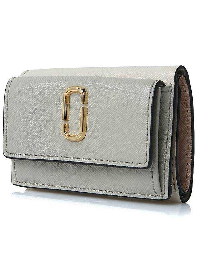 The Snapshot Mini Tri-Fold Half Wallet Dust Beige - MARC JACOBS - BALAAN 3