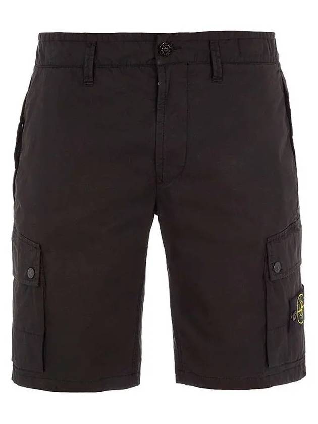 Wappen Cargo Bermuda Shorts Black - STONE ISLAND - BALAAN 2