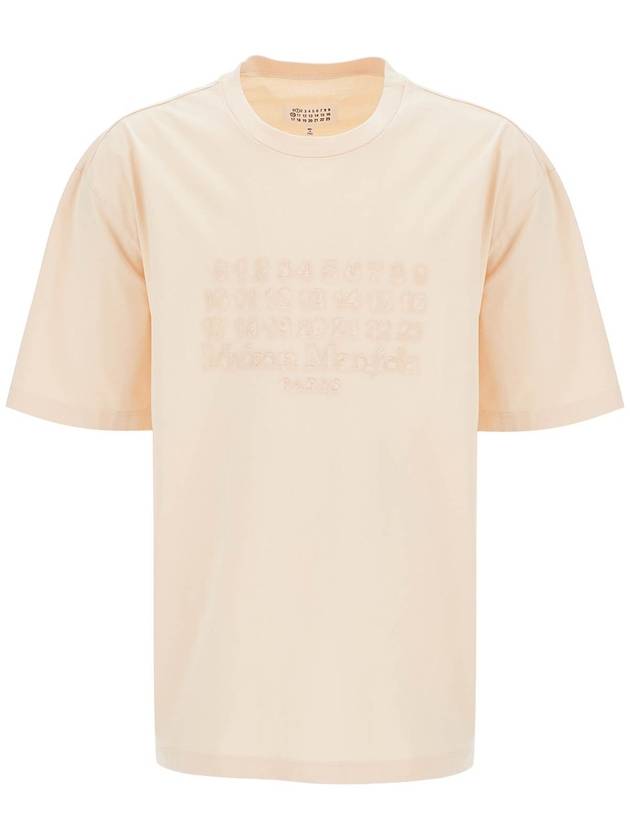 embroidered numeric logo t-shirt - MAISON MARGIELA - BALAAN 1