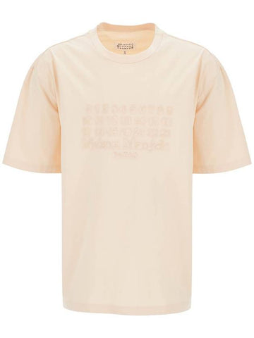 embroidered numeric logo t-shirt - MAISON MARGIELA - BALAAN 1