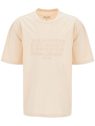 embroidered numeric logo t-shirt - MAISON MARGIELA - BALAAN 1