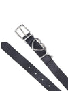 Y Project Y Love Buckle Leather Belt BELT11S24 BLACK SILVER - Y/PROJECT - BALAAN 10