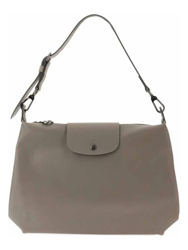 Le Pliage Shoulder Bag Grey - LONGCHAMP - BALAAN 1