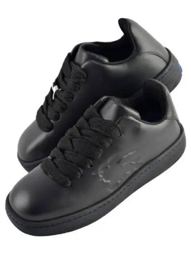 leather box sneakers - BURBERRY - BALAAN 1