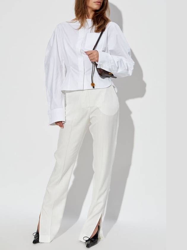 Jacquemus Pants Tibau, Women's, White - JACQUEMUS - BALAAN 2