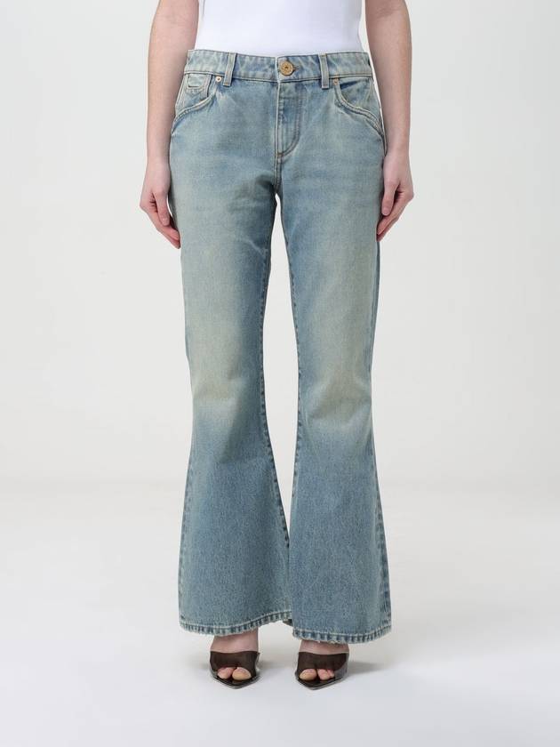 western bootcut denim jeans blue - BALMAIN - BALAAN 2