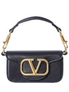 Rocco Micro Chain Shoulder Bag Black - VALENTINO - BALAAN 3