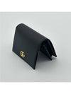 GG Marmont Leather Half Wallet Black - GUCCI - BALAAN 5