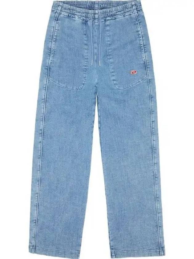 D Martians Track Jeans Light Blue - DIESEL - BALAAN 2