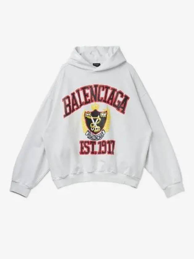 DIY College Medium Fit Hoodie White - BALENCIAGA - BALAAN 2