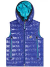 Lago Down Vest Padding Blue - MONCLER - BALAAN 1