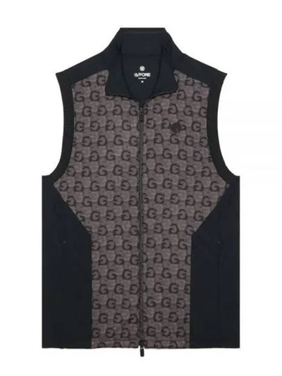 Golf PERFORMER G'S NYLON SLIM FIT VEST G4MA23O49A ONYX Men's Performer Nylon Slim Fit Vest - G/FORE - BALAAN 2