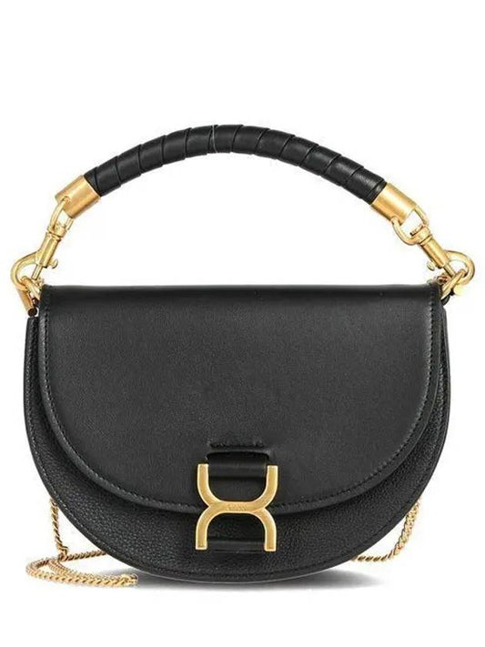 Marcie Chain Flap Shoulder Bag Black - CHLOE - BALAAN 2